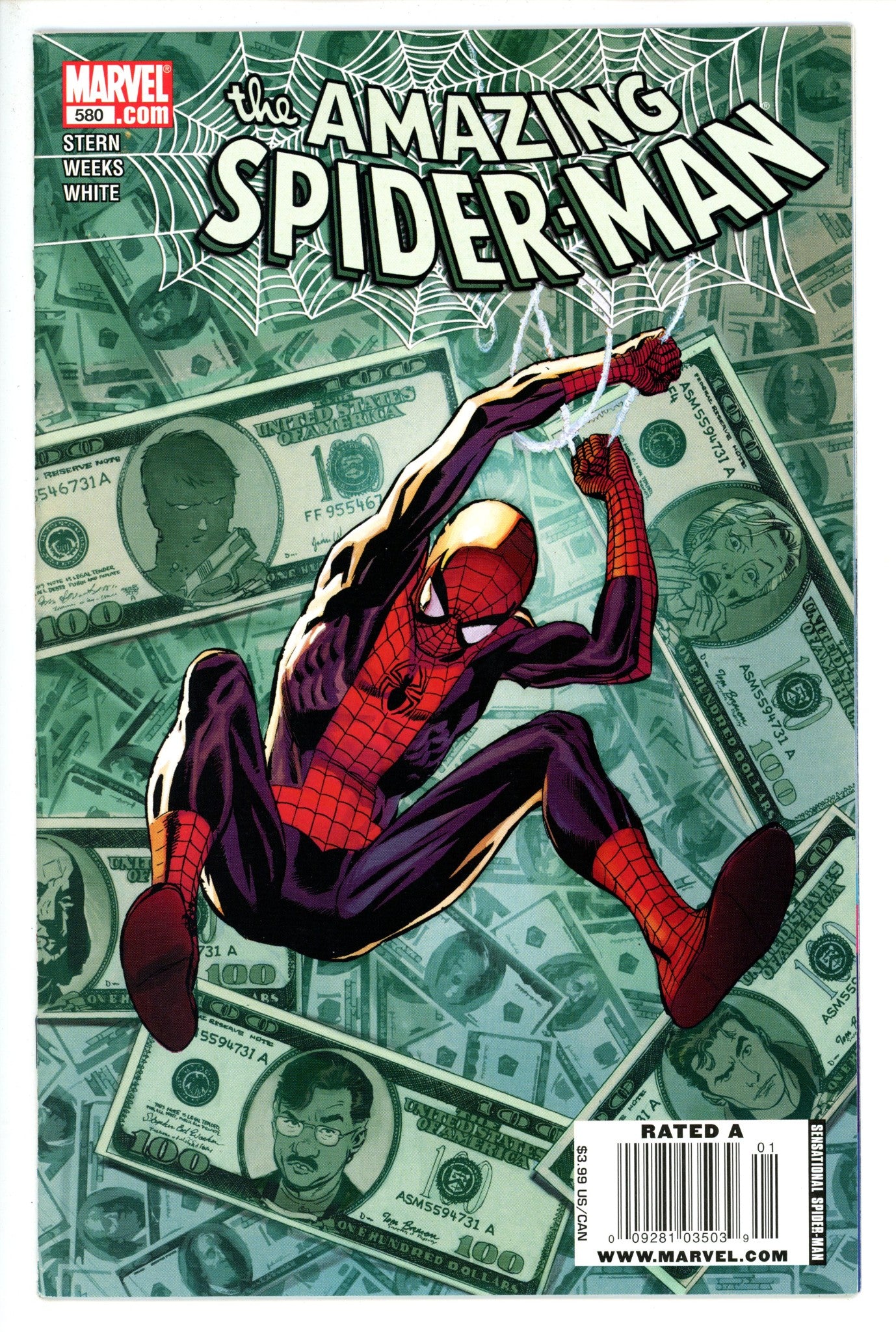The Amazing Spider-Man Vol 2 580 Newsstand FN-