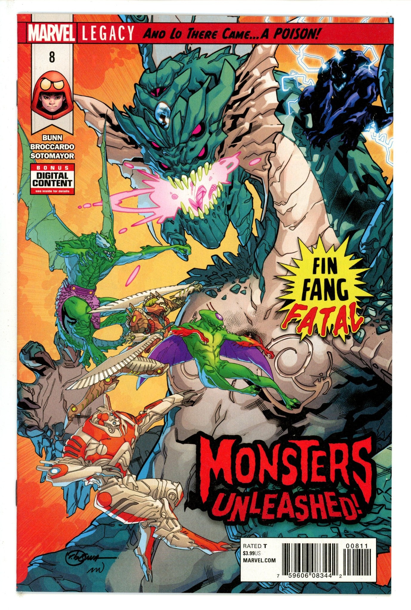 Monsters Unleashed Vol 3 8 Error NM- (2018)