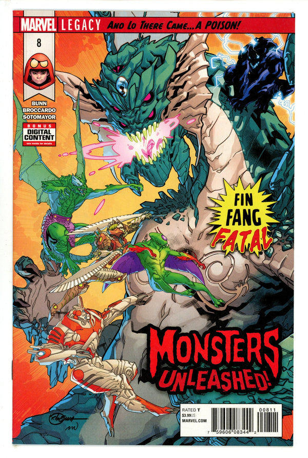 Monsters Unleashed Vol 3 8 Error NM- (2018)