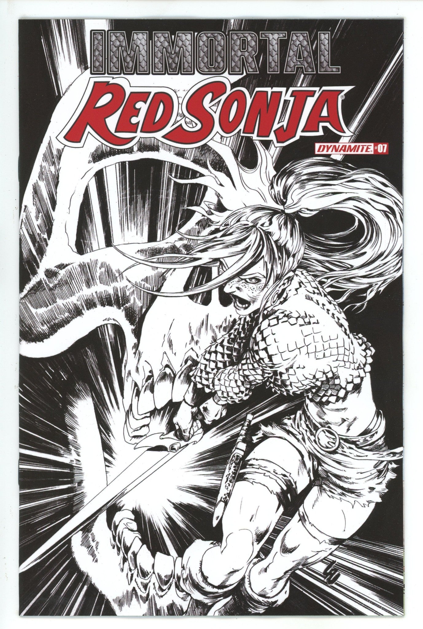Immortal Red Sonja 7 Lau Variant
