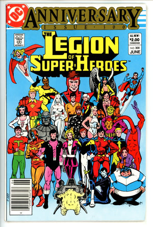 The Legion of Super-Heroes Vol 2 300 Canadian NM-