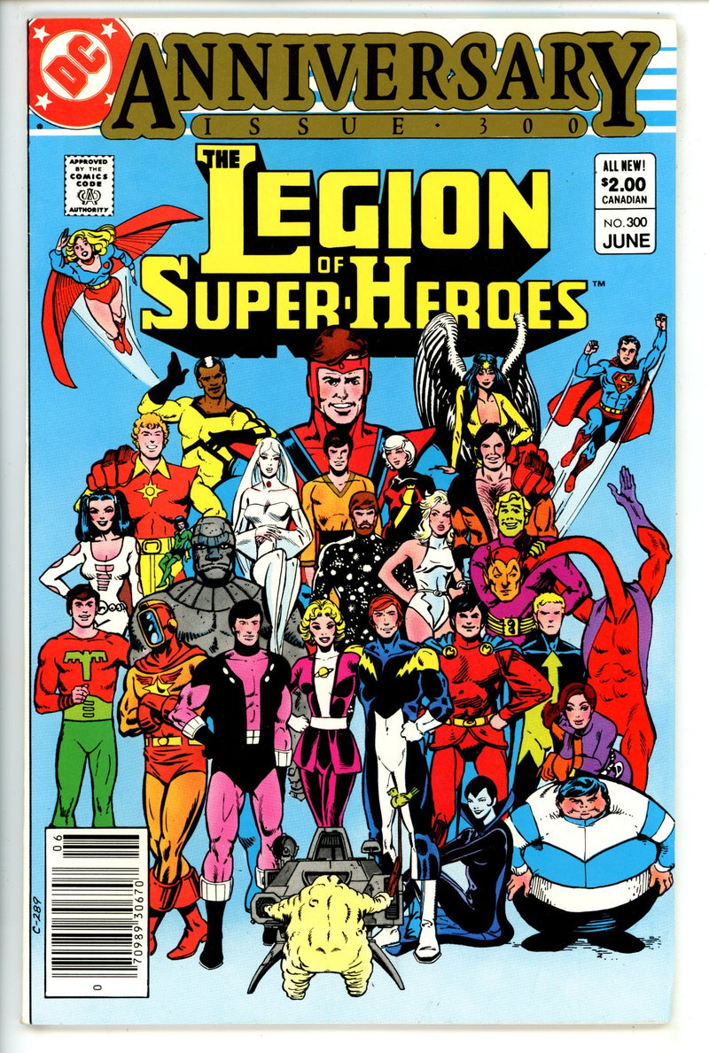 The Legion of Super-Heroes Vol 2 300 Canadian NM-