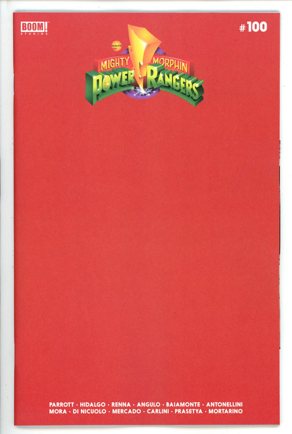 Mighty Morphin Power Rangers 100 Blank Variant (2022)