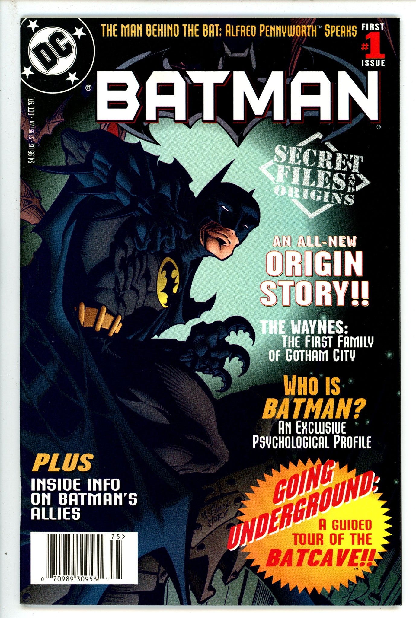 Batman Secret Files 1 Newsstand NM- (1997)