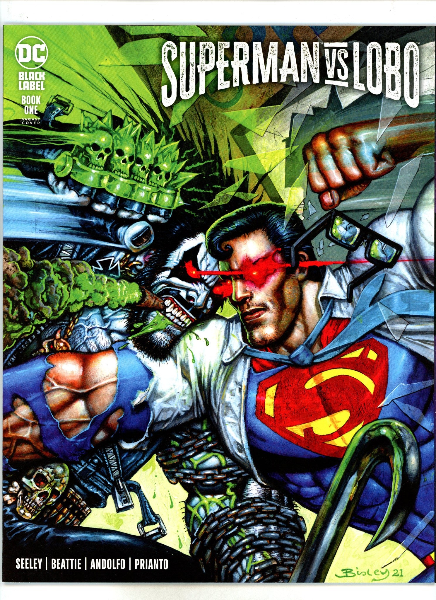 Superman Vs Lobo 1 Bisley Variant