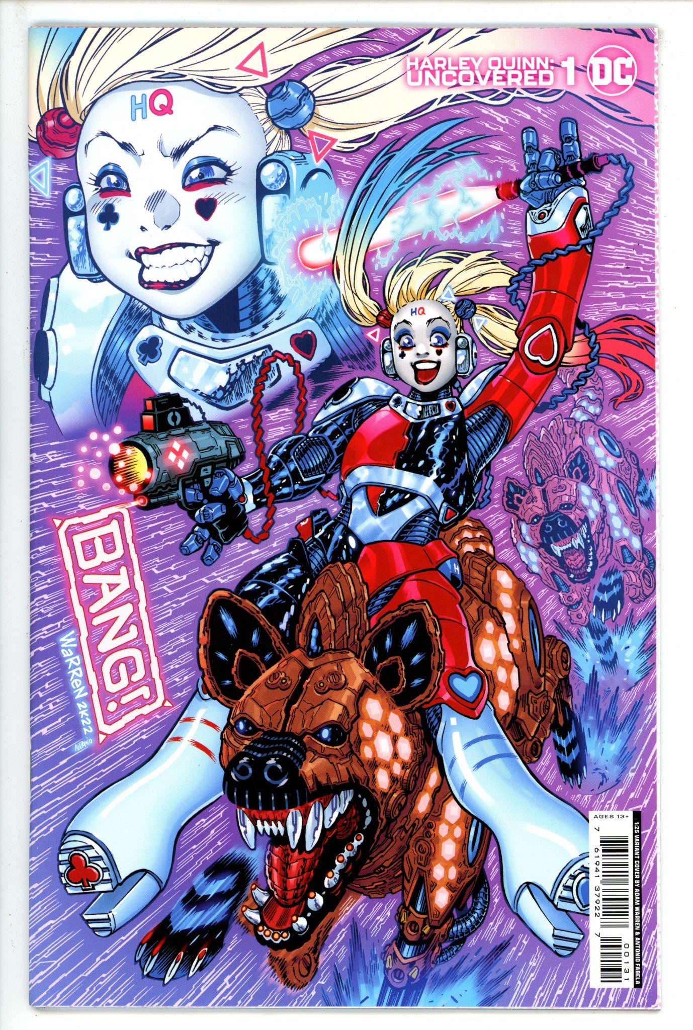 Harley Quinn Uncovered 1 Warren Incentive Variant NM (2022)