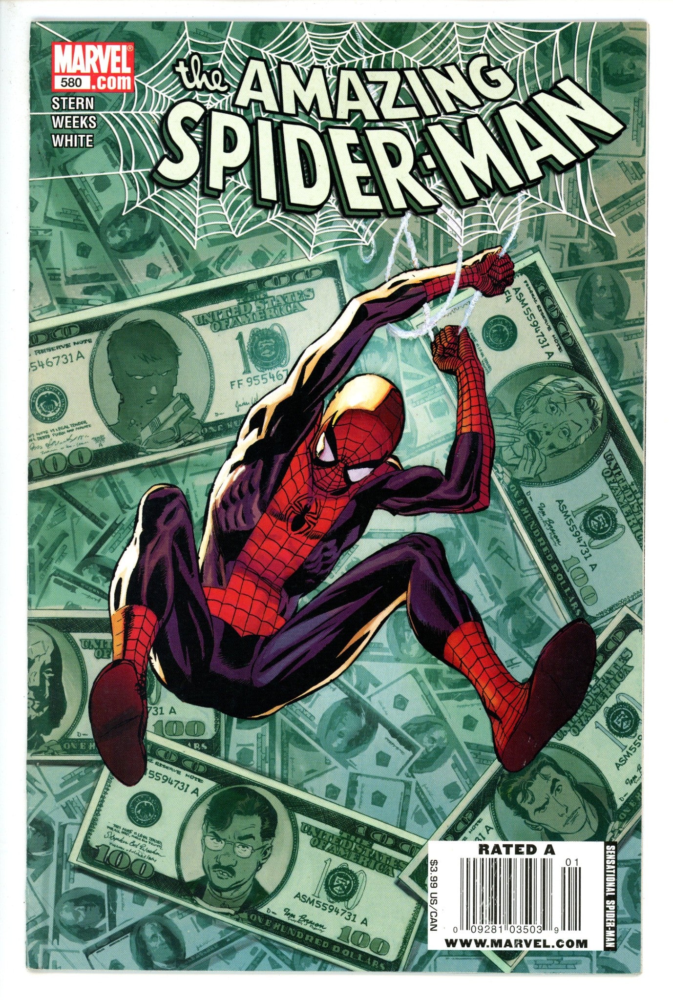 The Amazing Spider-Man Vol 2 580 Newsstand FN+