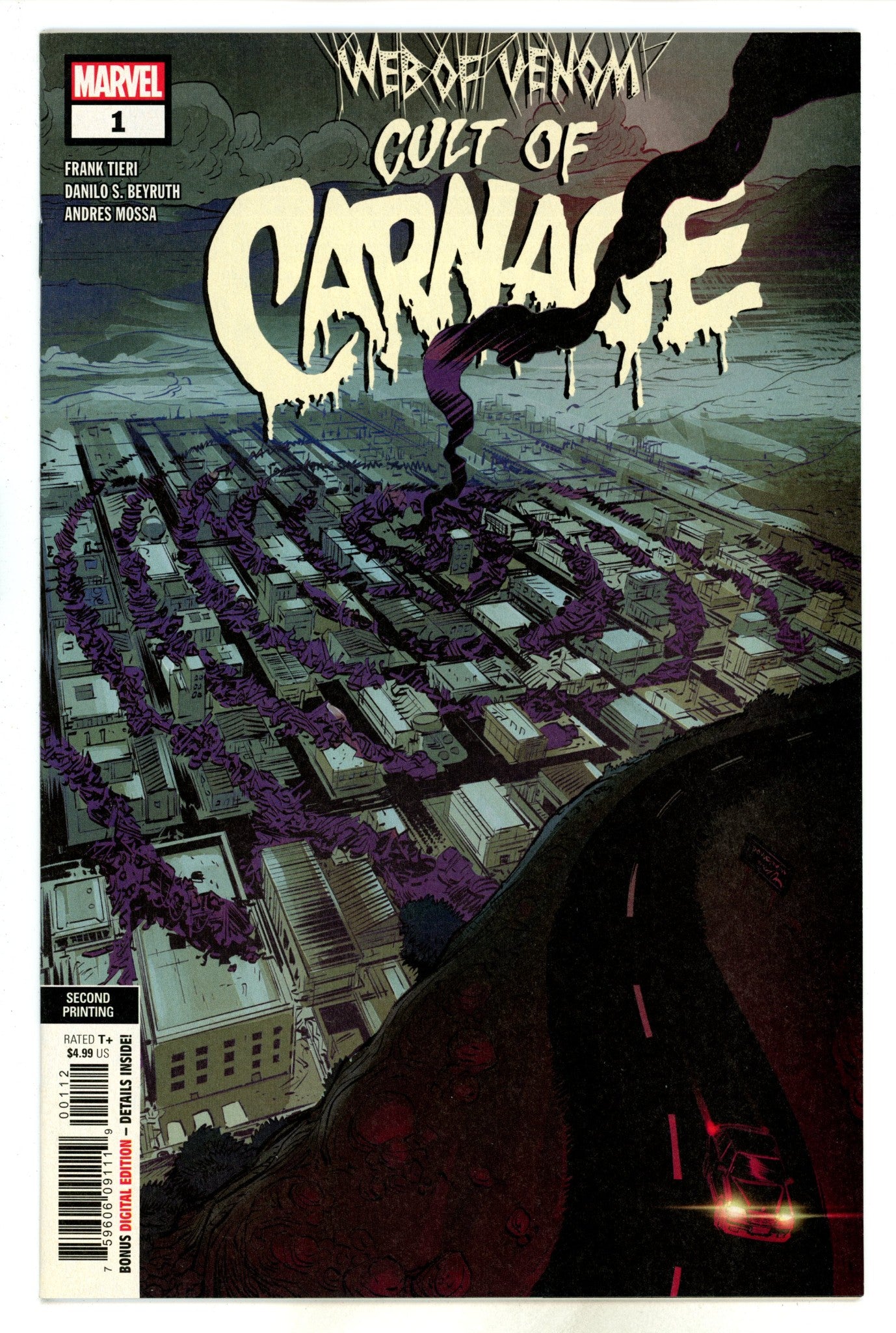 Web Of Venom Cult Of Carnage 1 2nd Print