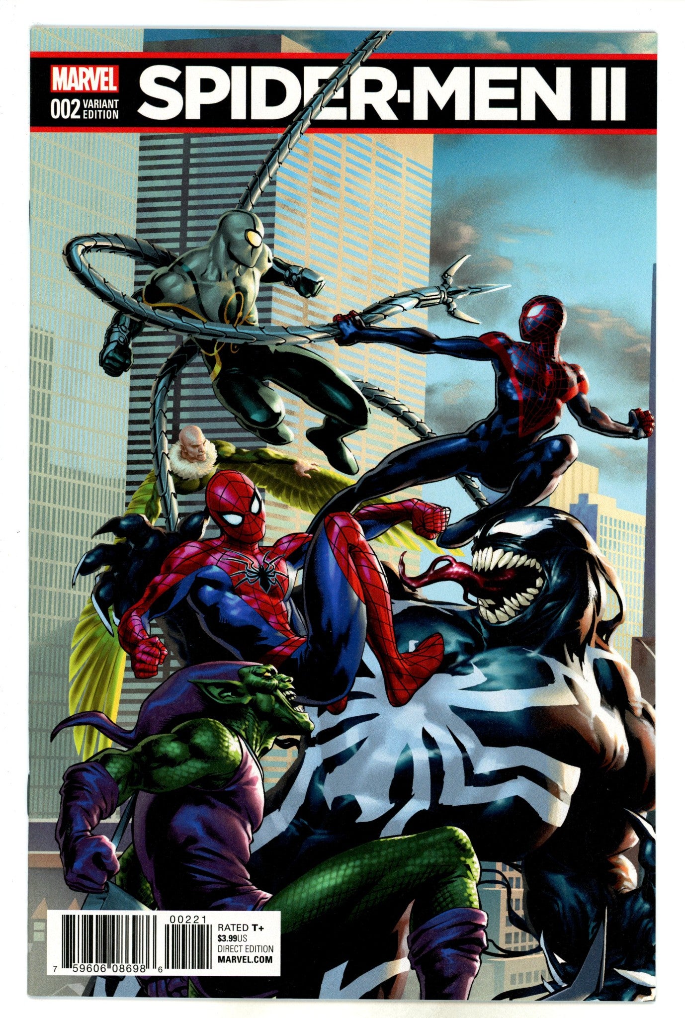 Spider-Men II 2 Saiz Variant NM-