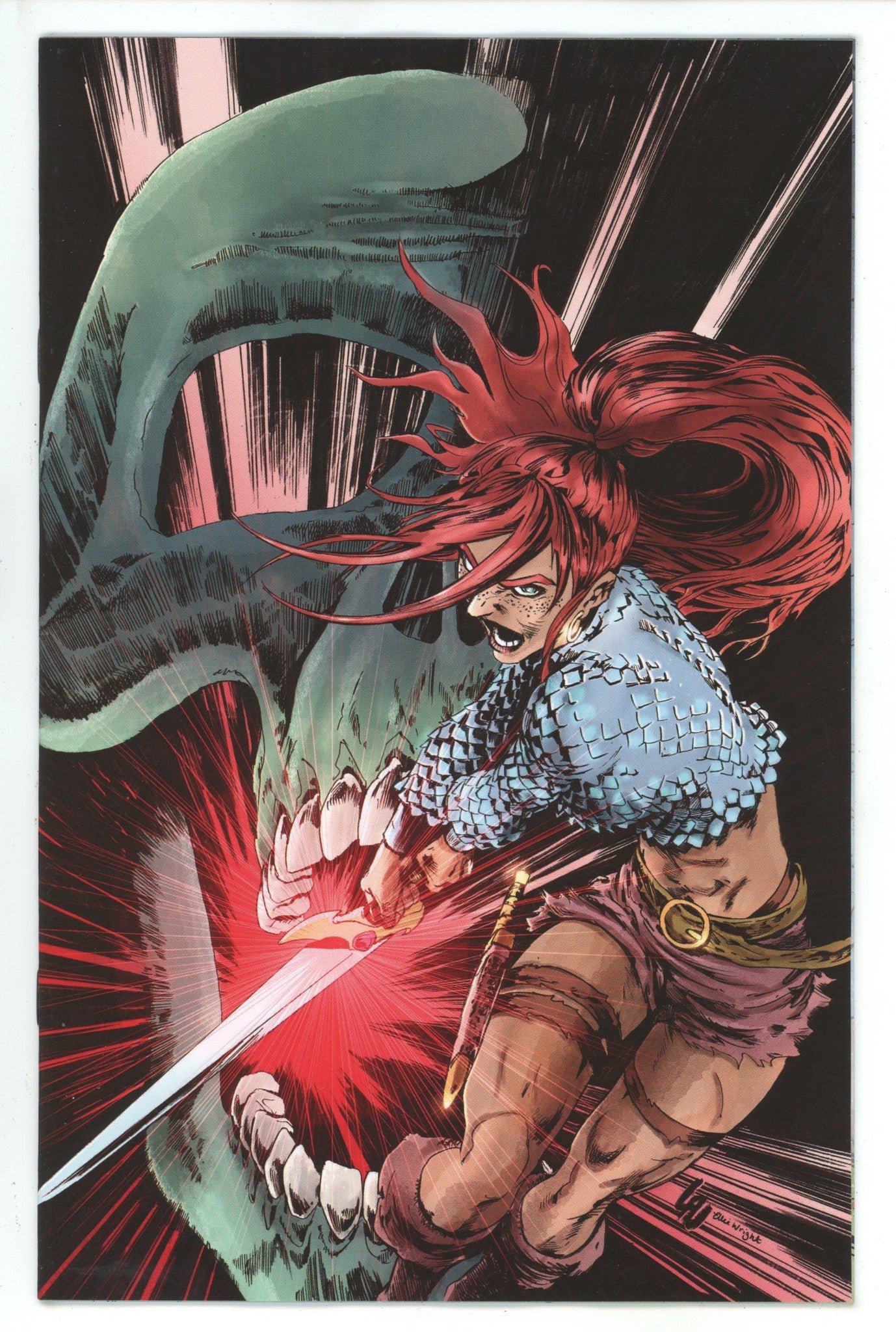 Immortal Red Sonja 7 Lau Virgin Variant