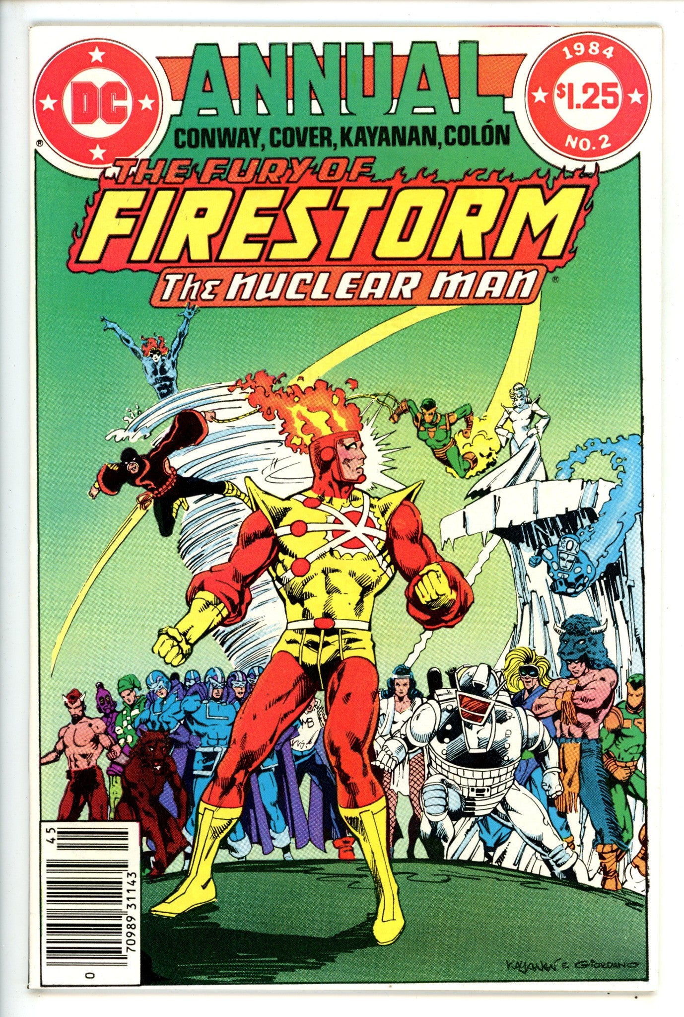 Fury of Firestorm Annual Vol 2 2 Newsstand