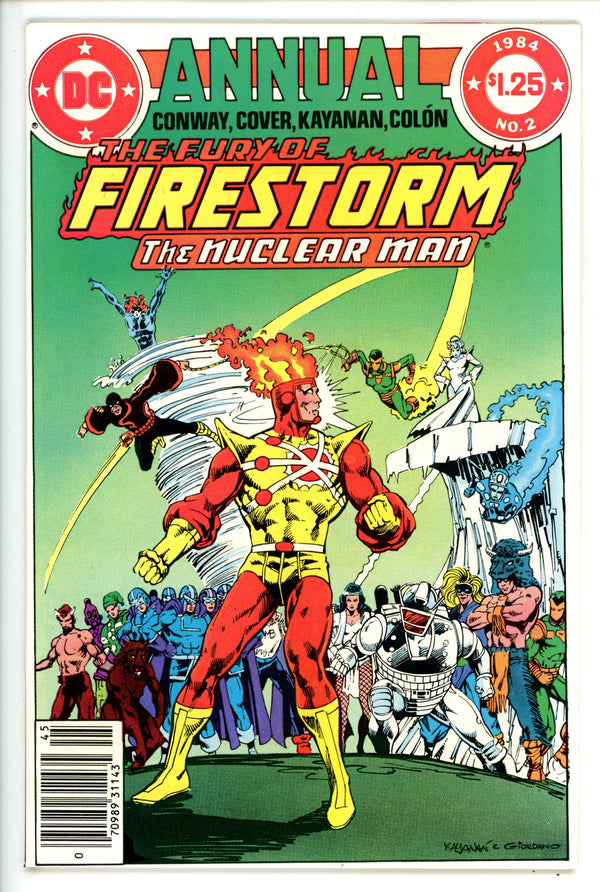 Fury of Firestorm Annual Vol 2 2 Newsstand