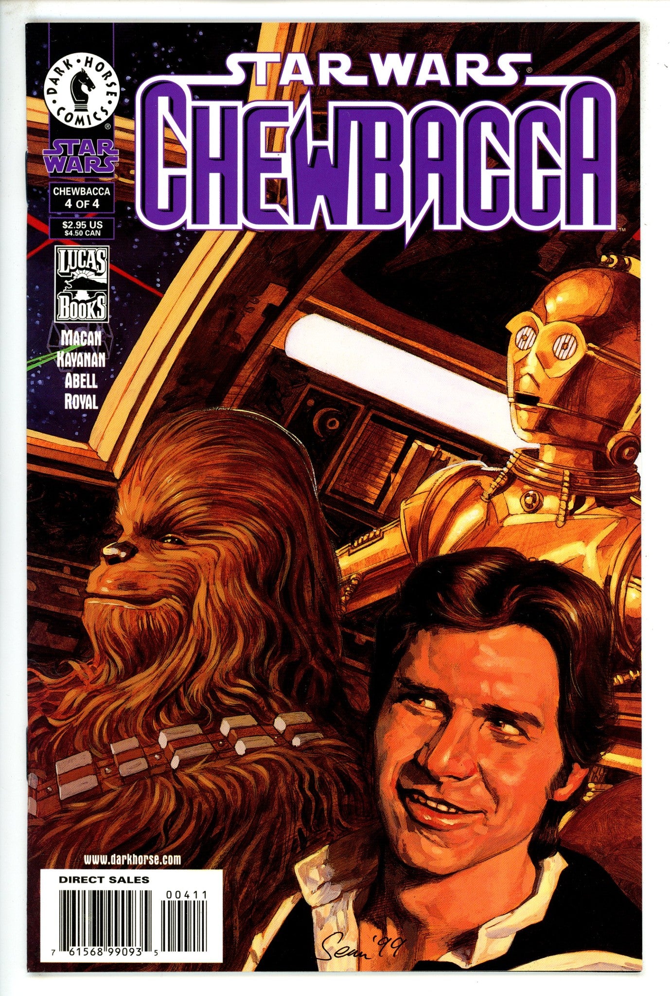 Star Wars: Chewbacca 4 VF/NM (2000)