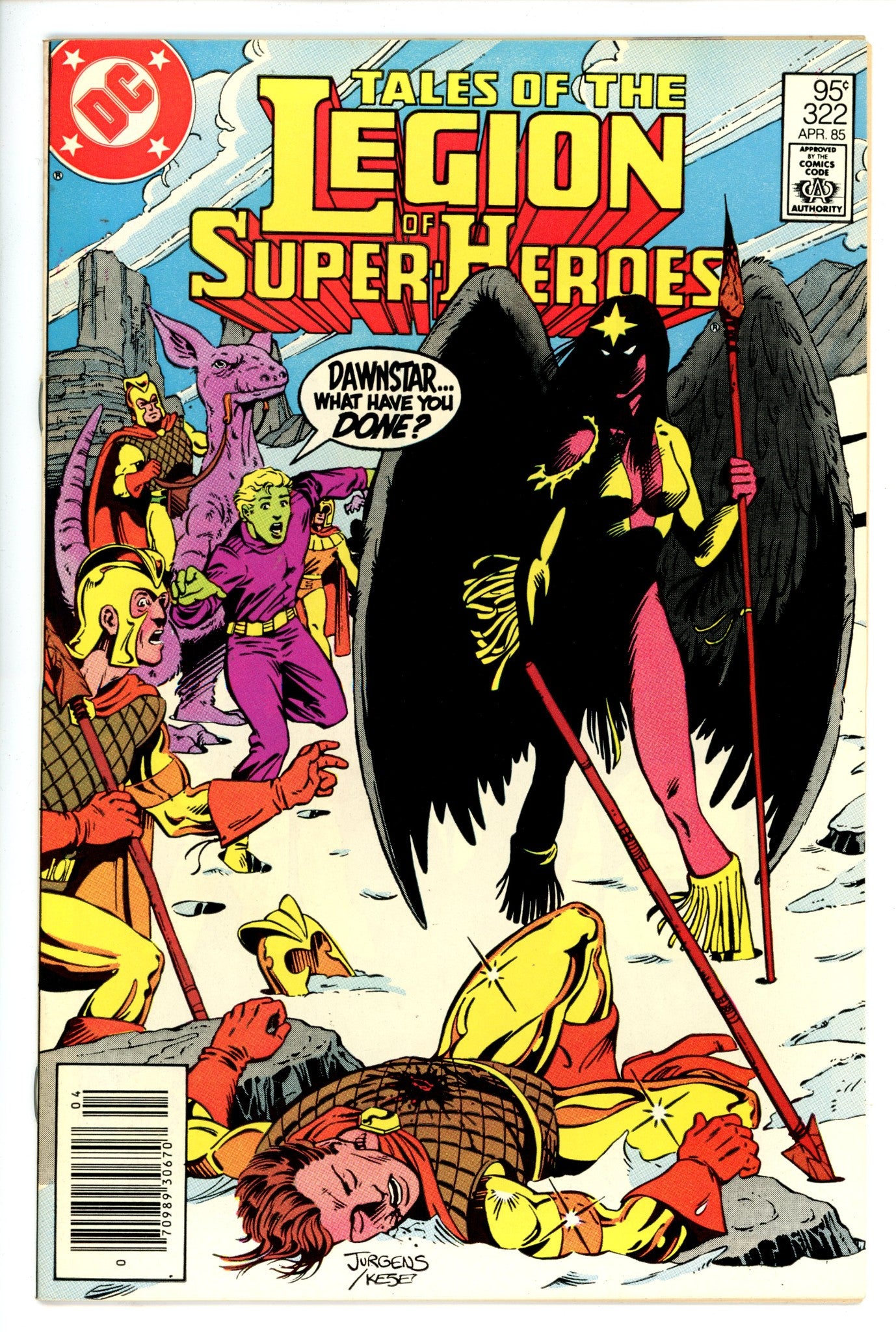 Tales of the Legion of Super-Heroes 322 Canadian VF-
