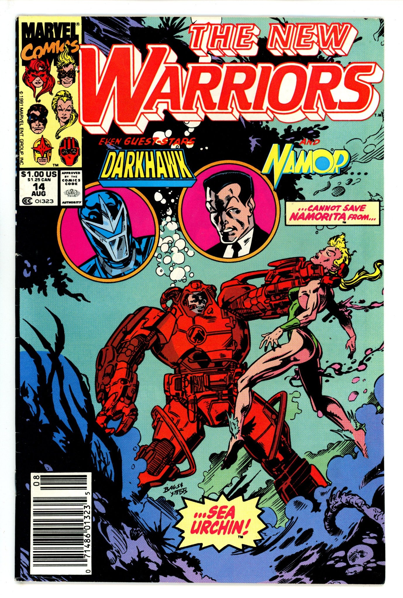 The New Warriors Vol 1 14 Newsstand (1991)