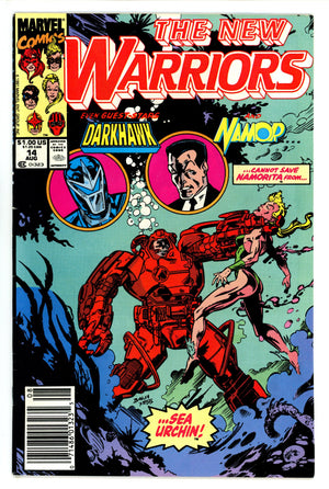 The New Warriors Vol 1 14 Newsstand (1991)