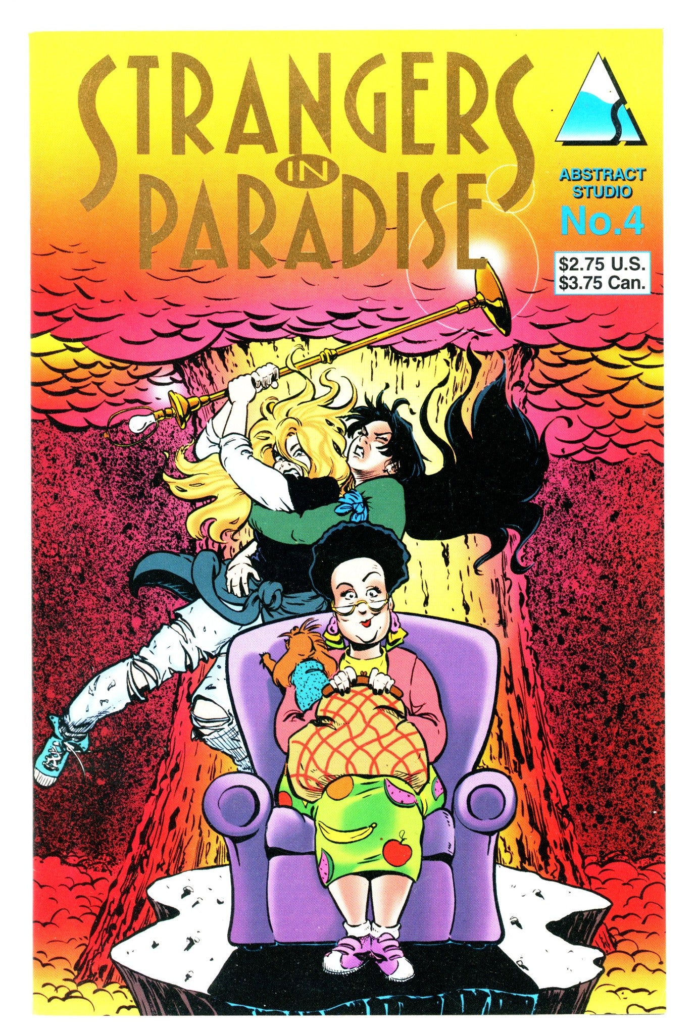 Strangers in Paradise Vol 2 4 Gold Foil VF+ (1997)