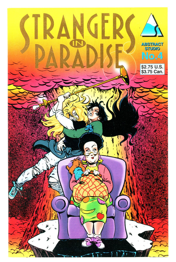 Strangers in Paradise Vol 2 4 Gold Foil VF+ (1997)