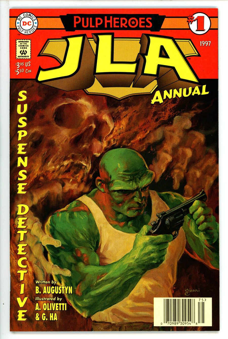 JLA Annual 1 Newsstand NM- (1997)