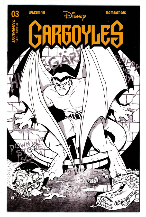 Gargoyles 3 Conner B&W Incentive Variant VF/NM (2023)