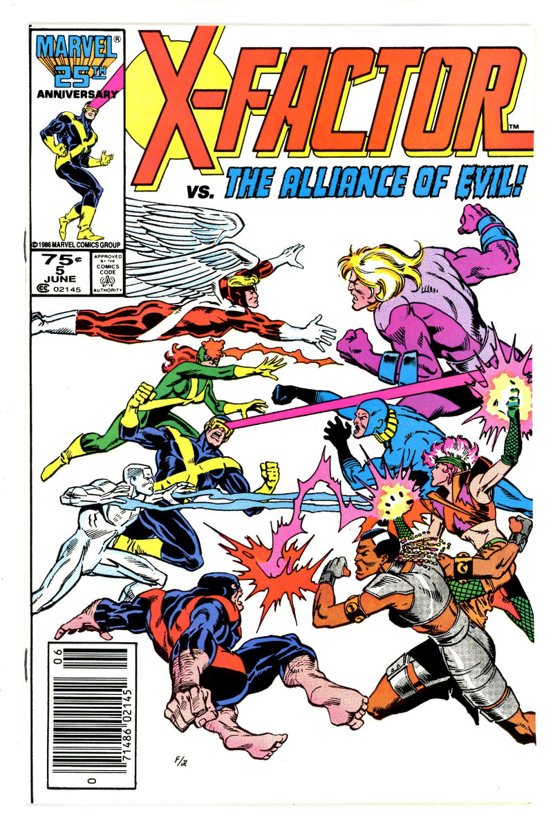 X-Factor Vol 1 5 Newsstand VF/NM