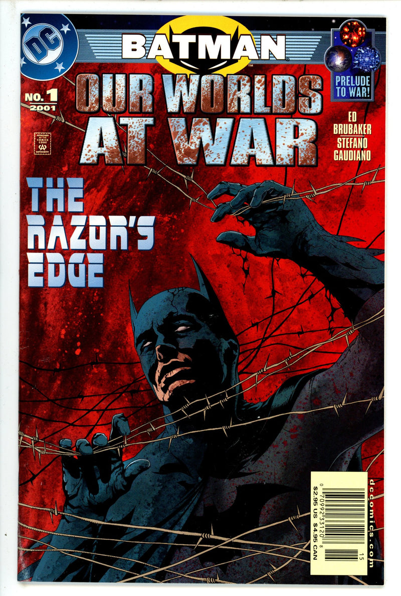 Batman: Our Worlds At War 1 Newsstand FN+ (2001)