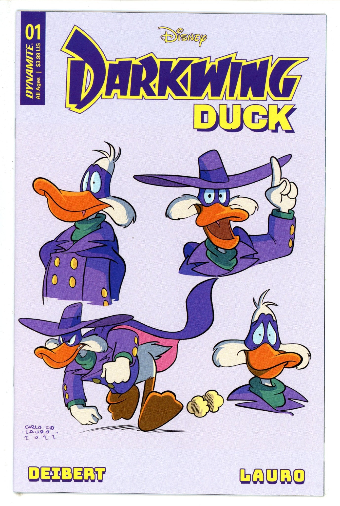 Darkwing Duck 1 Lauro Design Incentive Variant NM (2023)