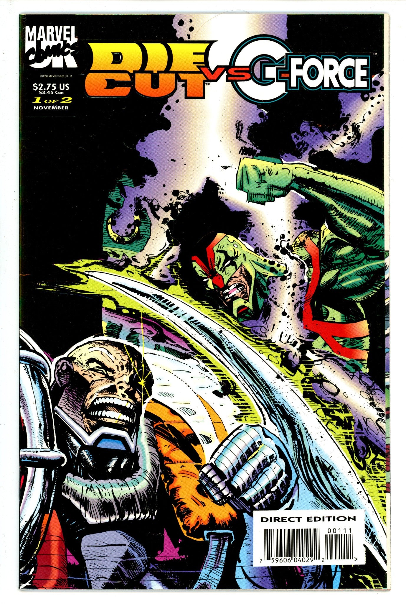 Die-Cut vs. G-Force 1 (1993)