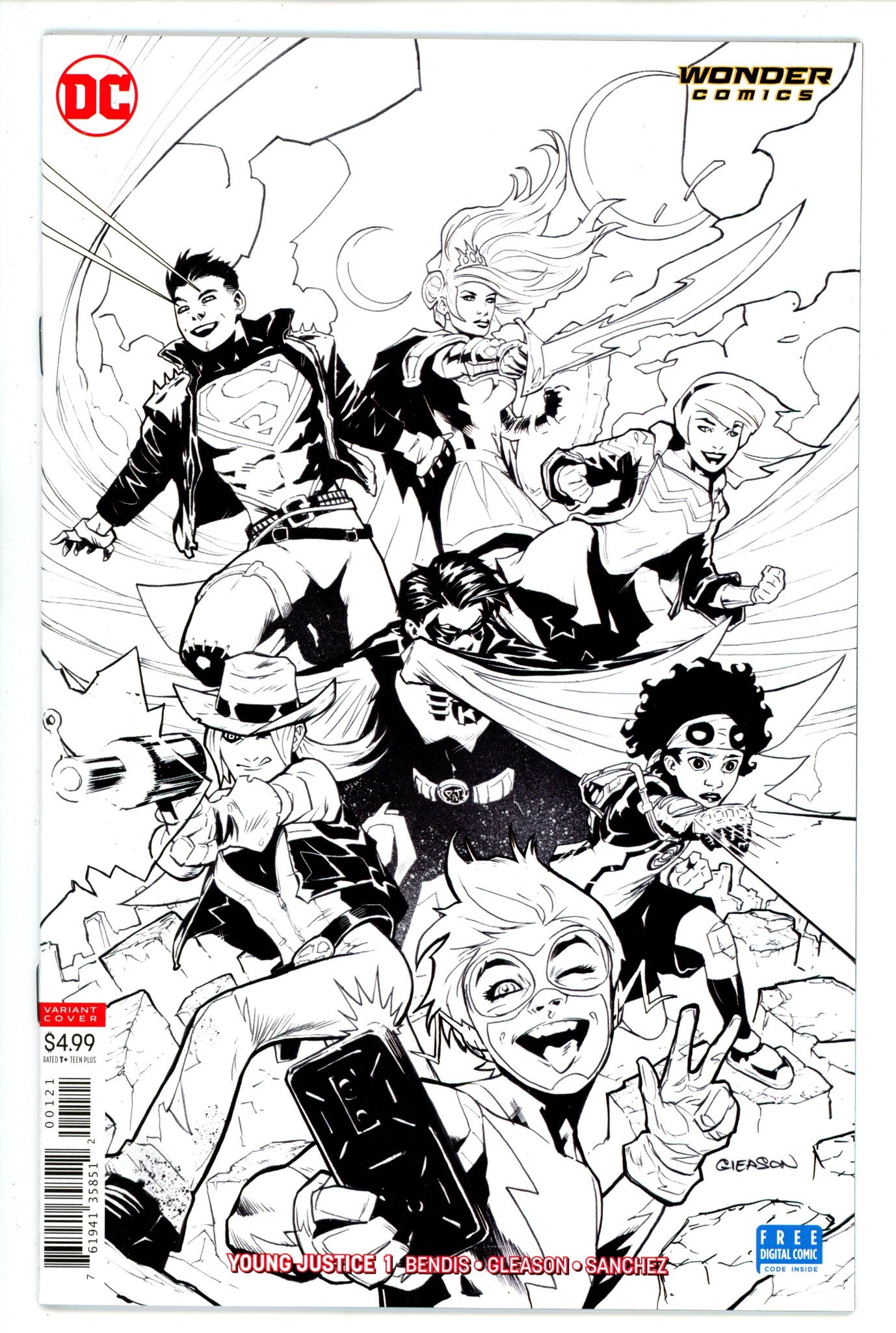 Young Justice Vol 3 1 Gleason Variant NM