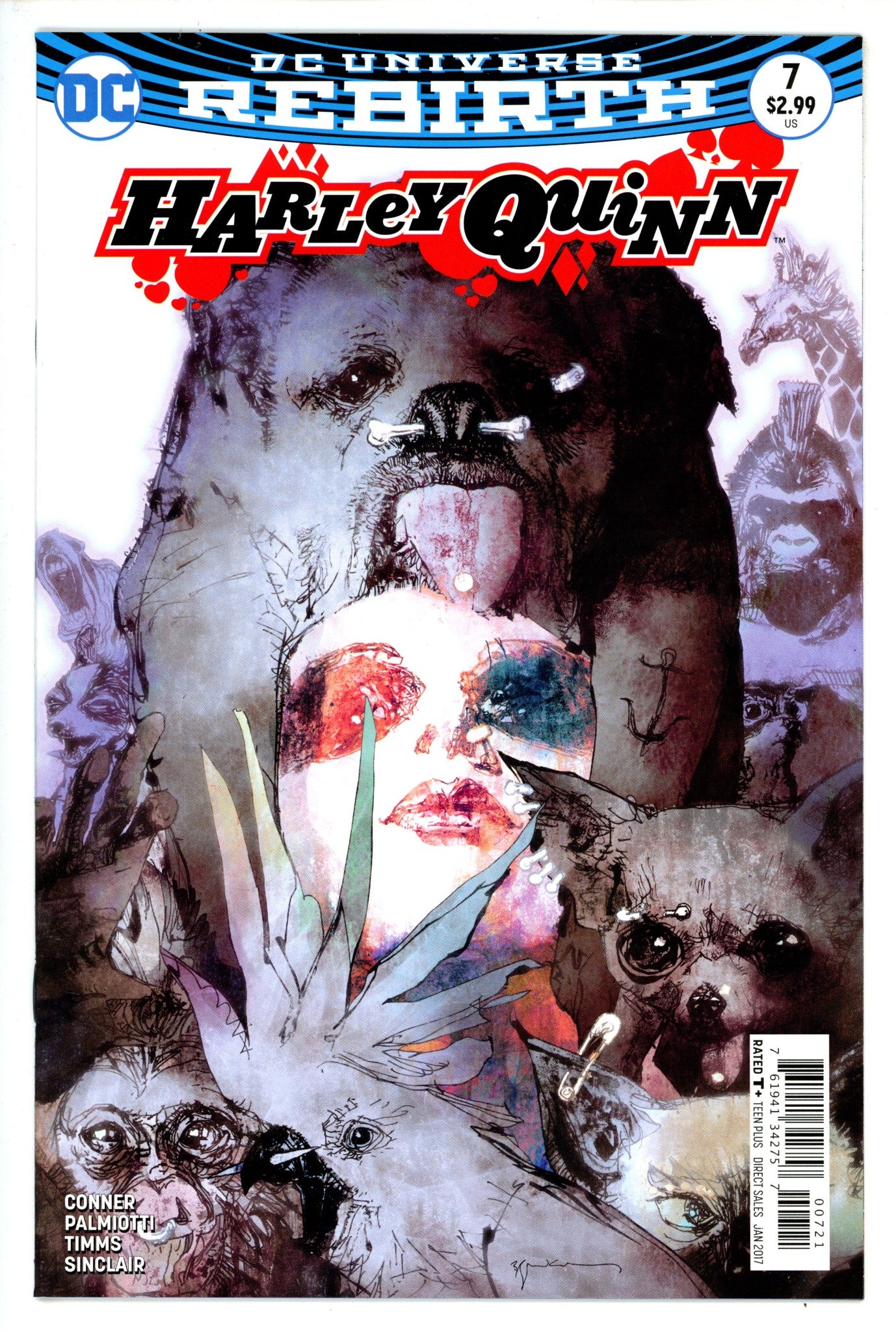 Harley Quinn Vol 3 7 Sienkiewicz Variant