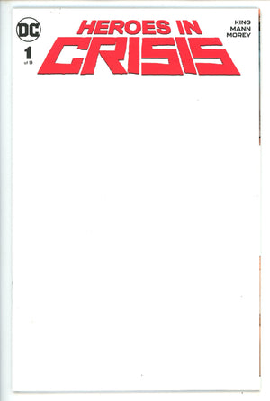Heroes in Crisis 1 Blank Variant