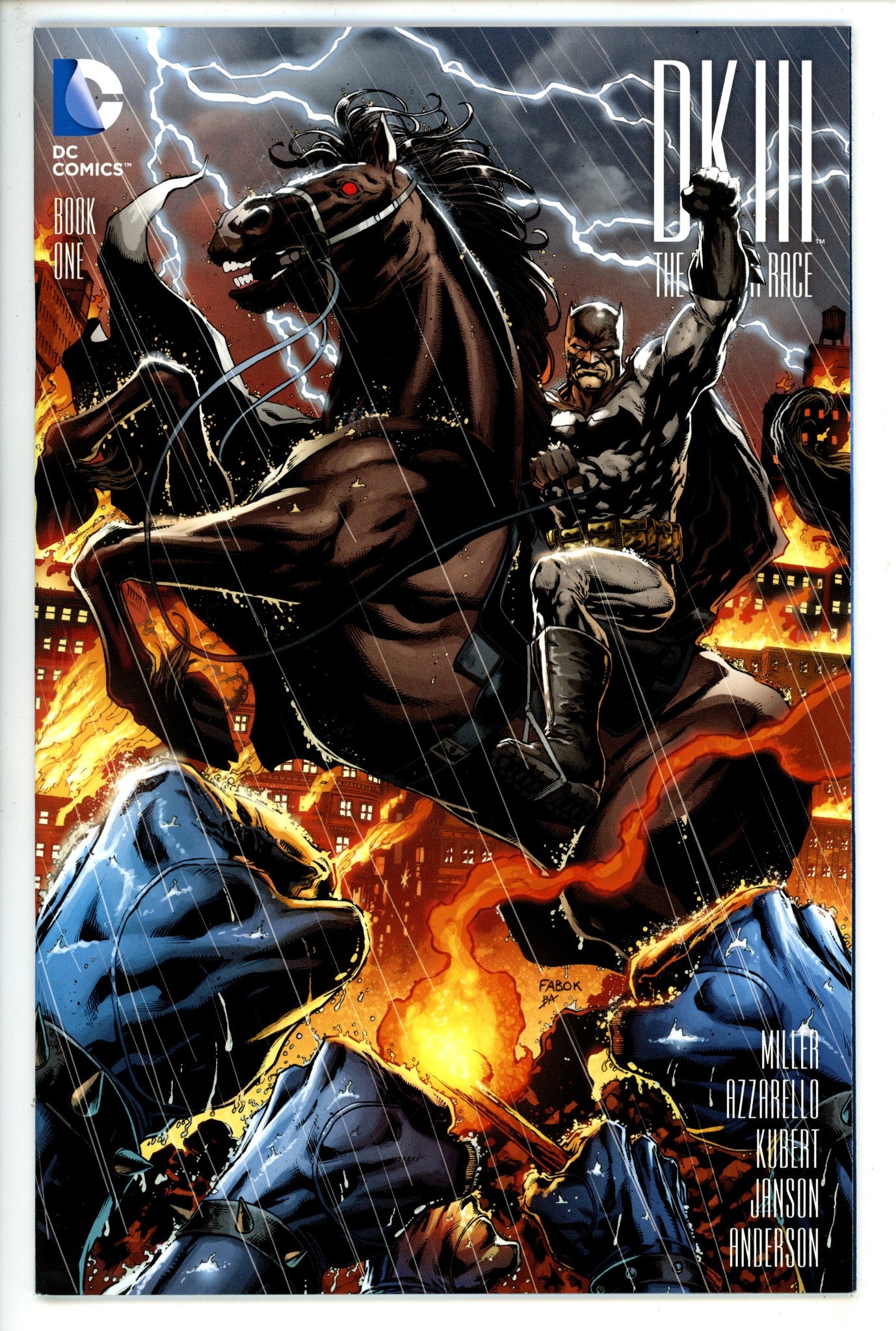 Dark Knight III: The Master Race 1 Fabok Variant