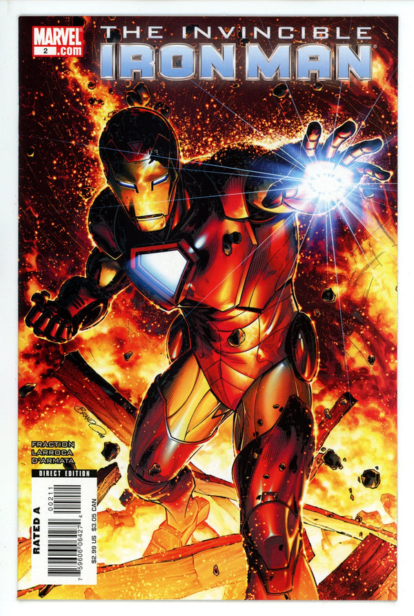Invincible Iron Man Vol 1 2 Peterson Variant