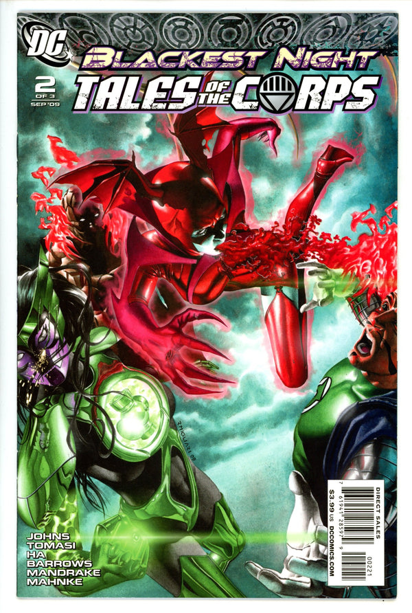 Blackest Night: Tales of the Corps 2 Migliari Variant NM-