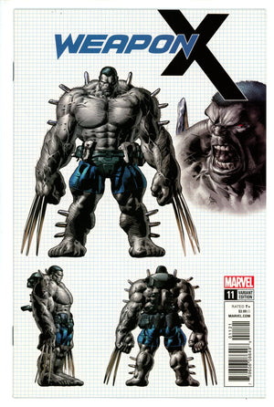 Weapon X Vol 3 11 Deodato Variant NM