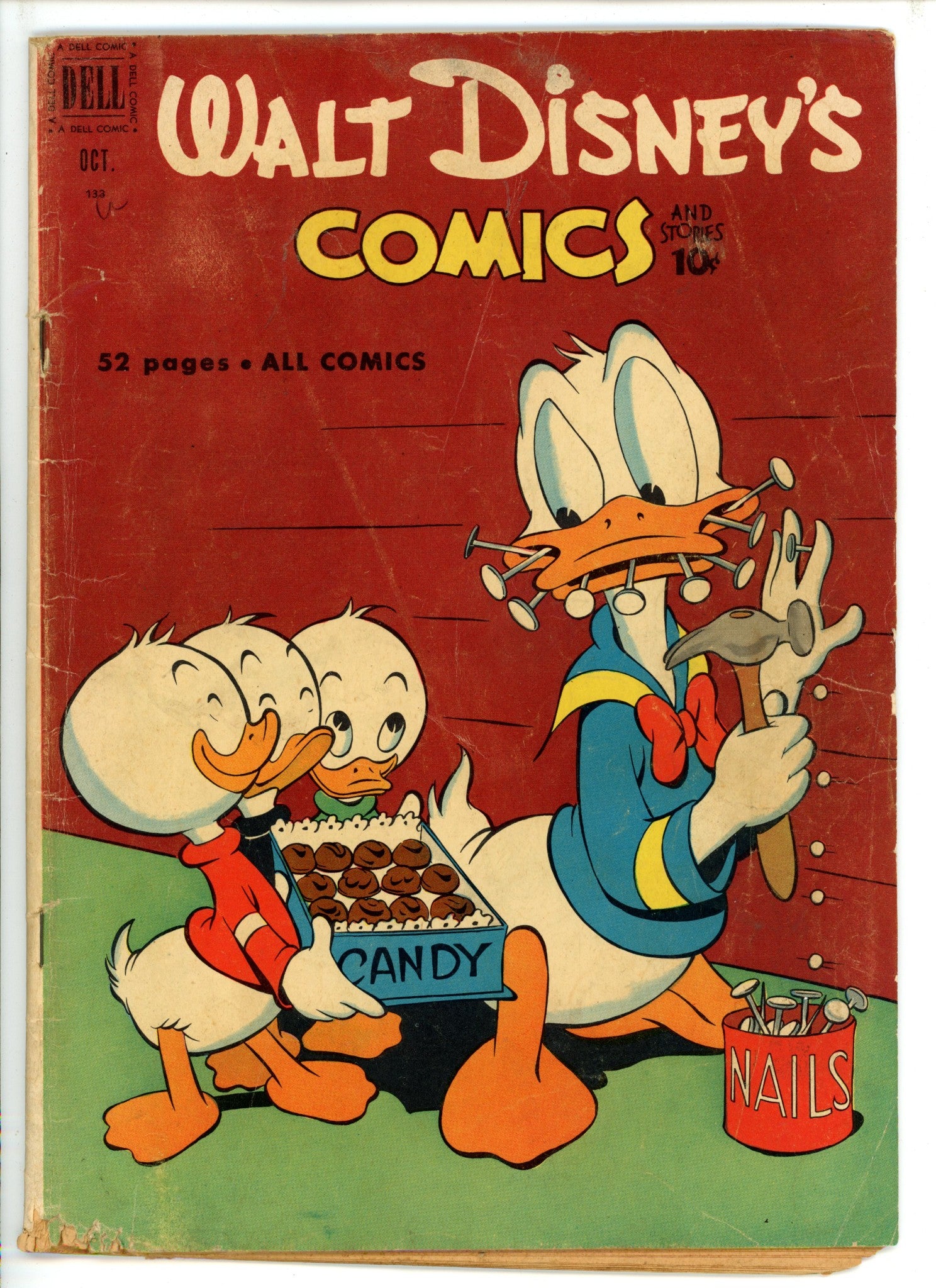 Walt Disney's Comics and Stories Vol 12 1 (133) GD+ (1951)