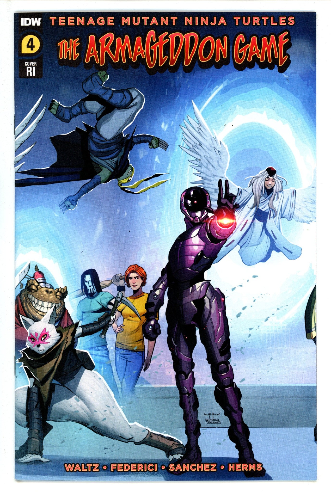 Teenage Mutant Ninja Turtles: The Armageddon Game 4 Qualano Incentive Variant NM+ (2023)