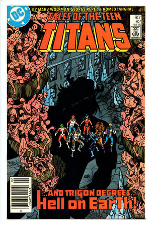 Tales of the Teen Titans 62 Canadian VF+