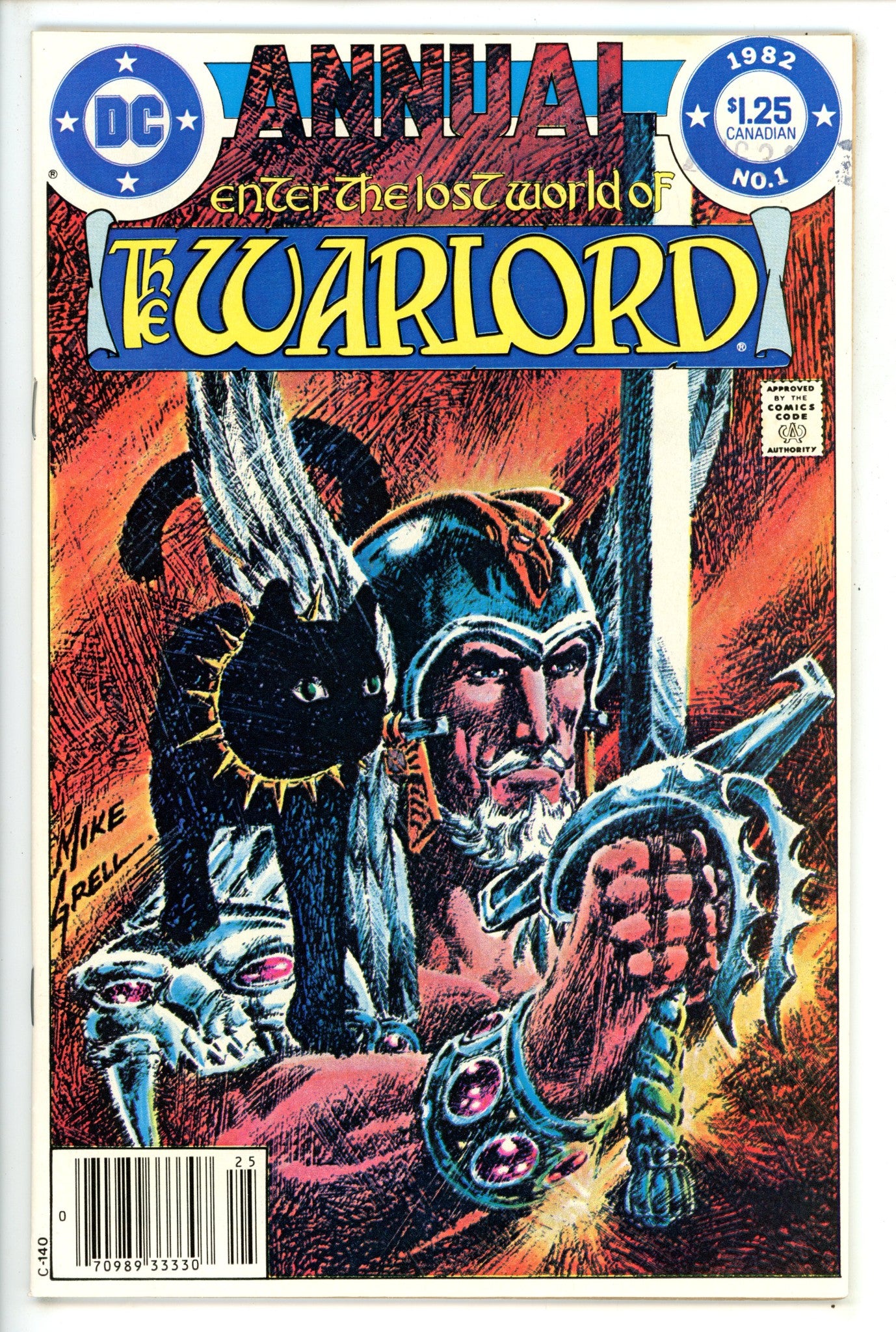 Warlord Annual Vol 1 1 Canadian VF+