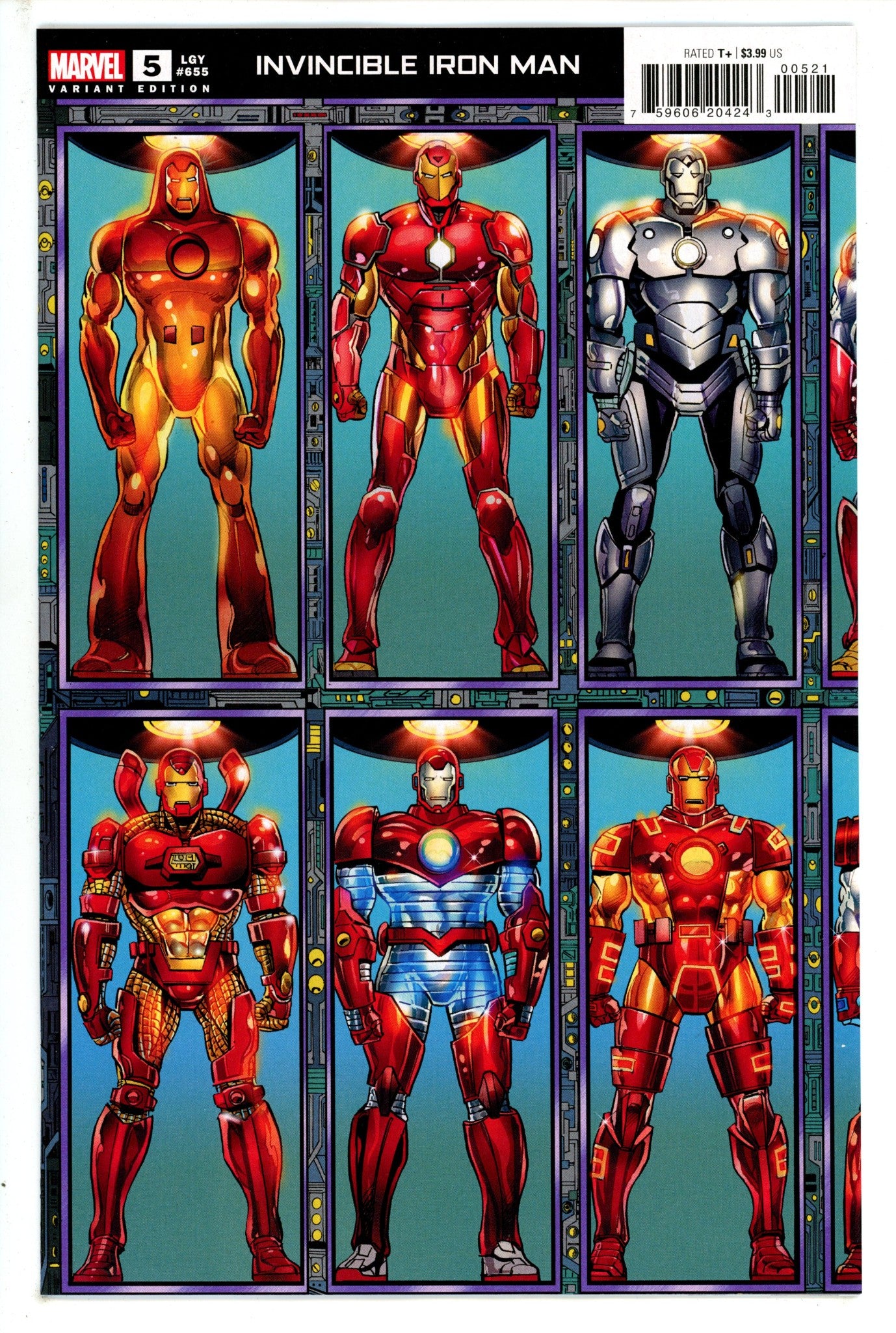 Invincible Iron Man Vol 4 5 Layton Connecting Variant (2023)