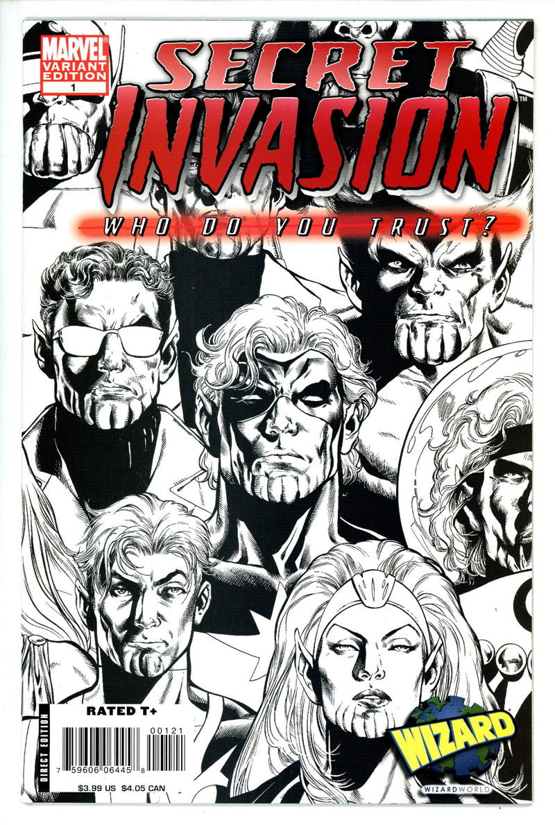 Secret Invasion: Who Do You Trust? 1 Wizard Variant NM-