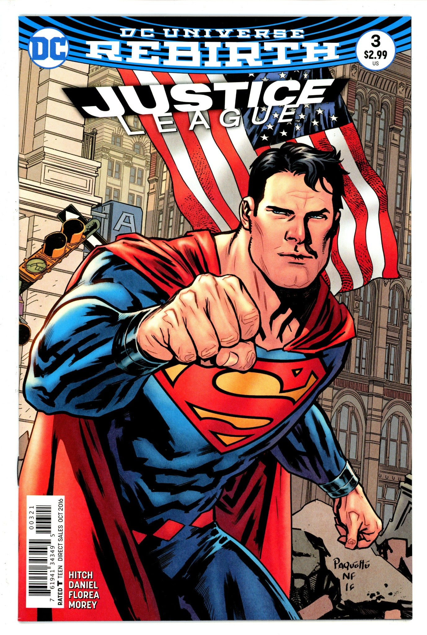 Justice League Vol 2 3 Paquette Variant