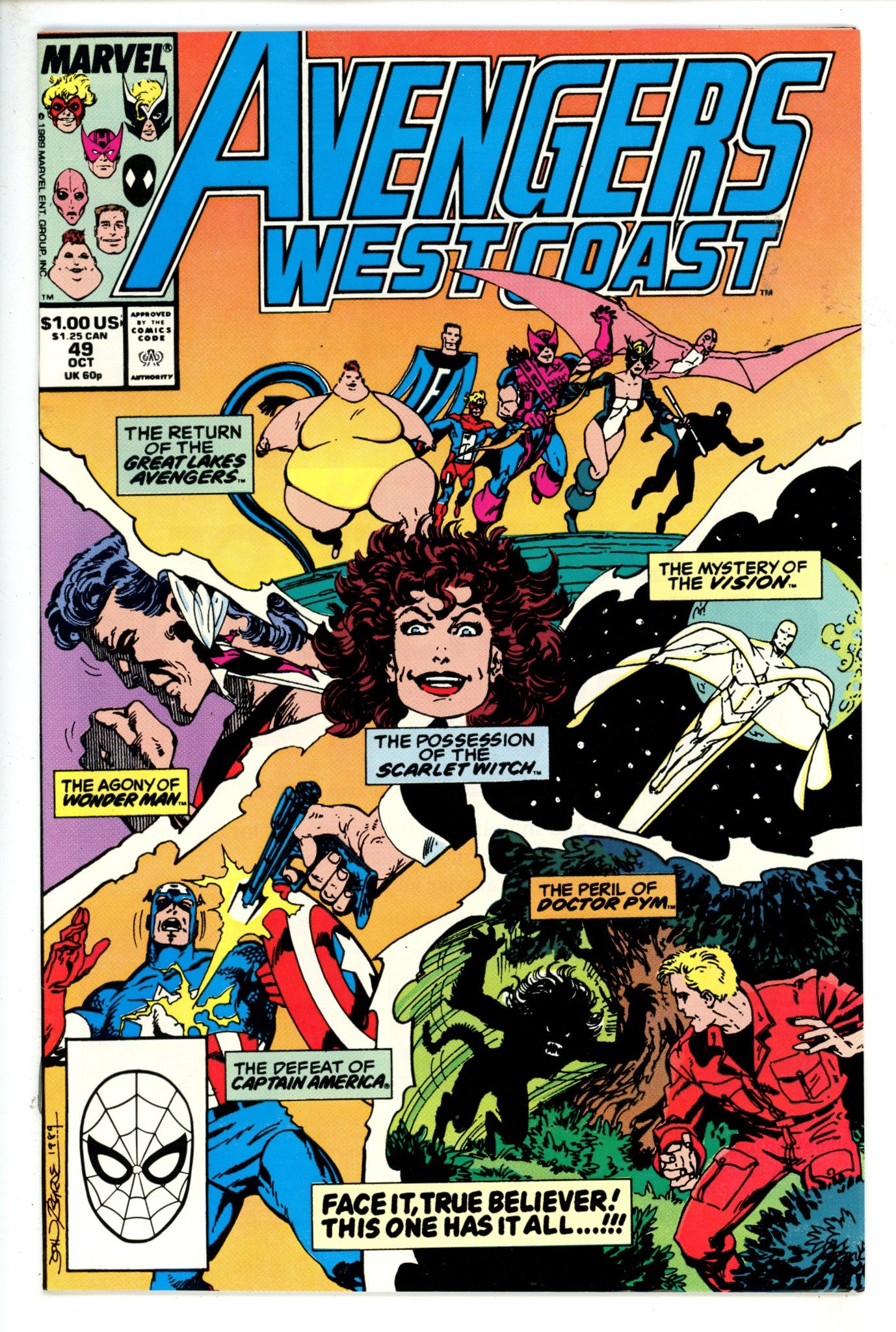 Avengers West Coast Vol 2 49