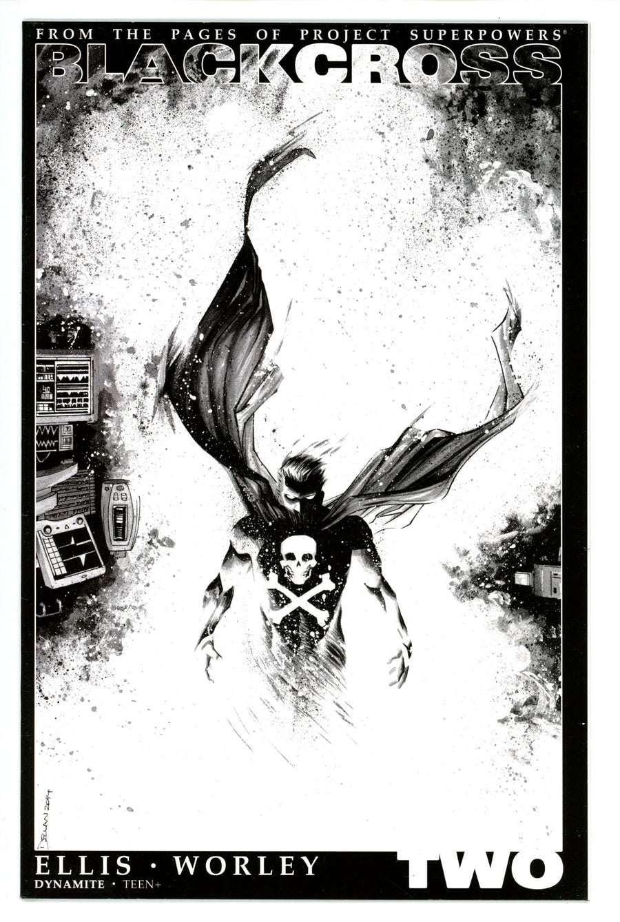 Project Superpowers: Blackcross 2 Shalvey B&W Incentive Variant VF (2015)