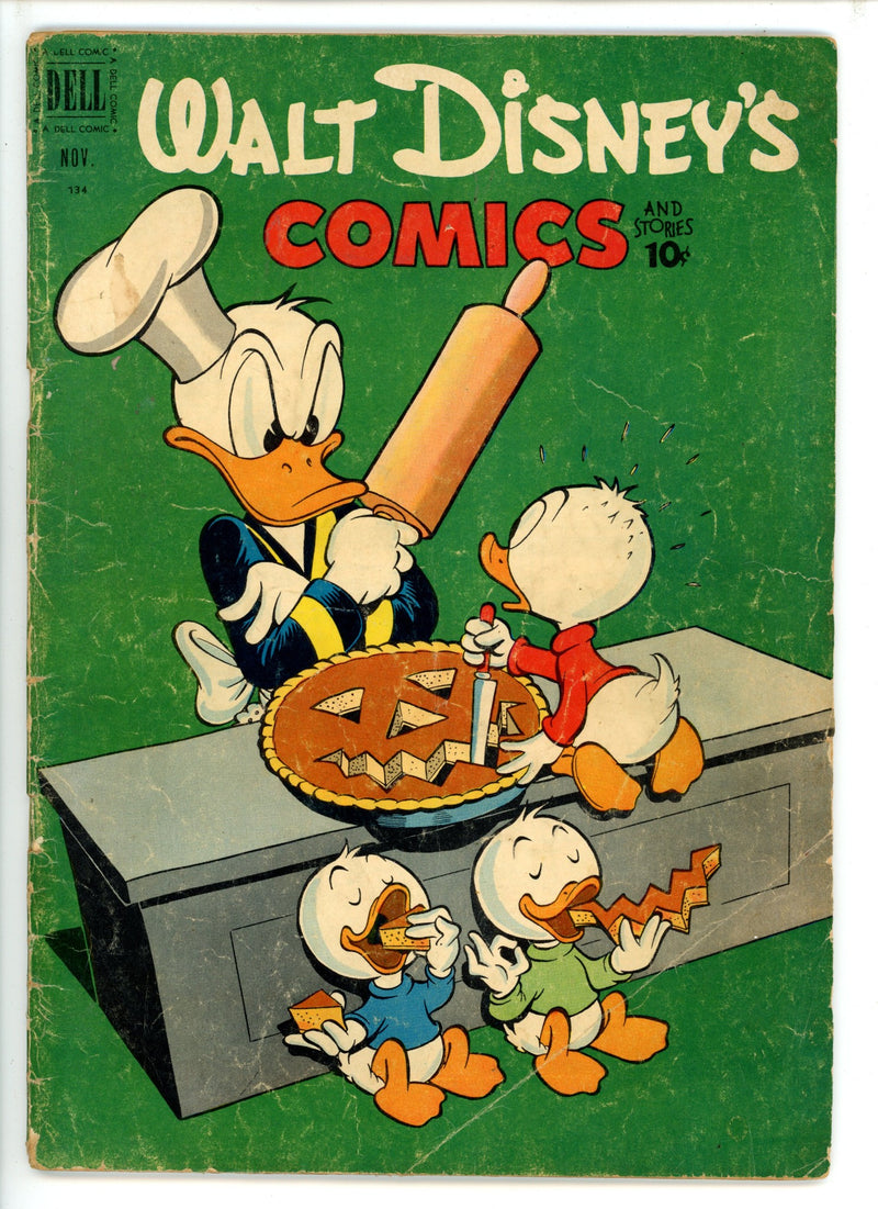 Walt Disney's Comics and Stories Vol 12 2 (134) GD (1951)