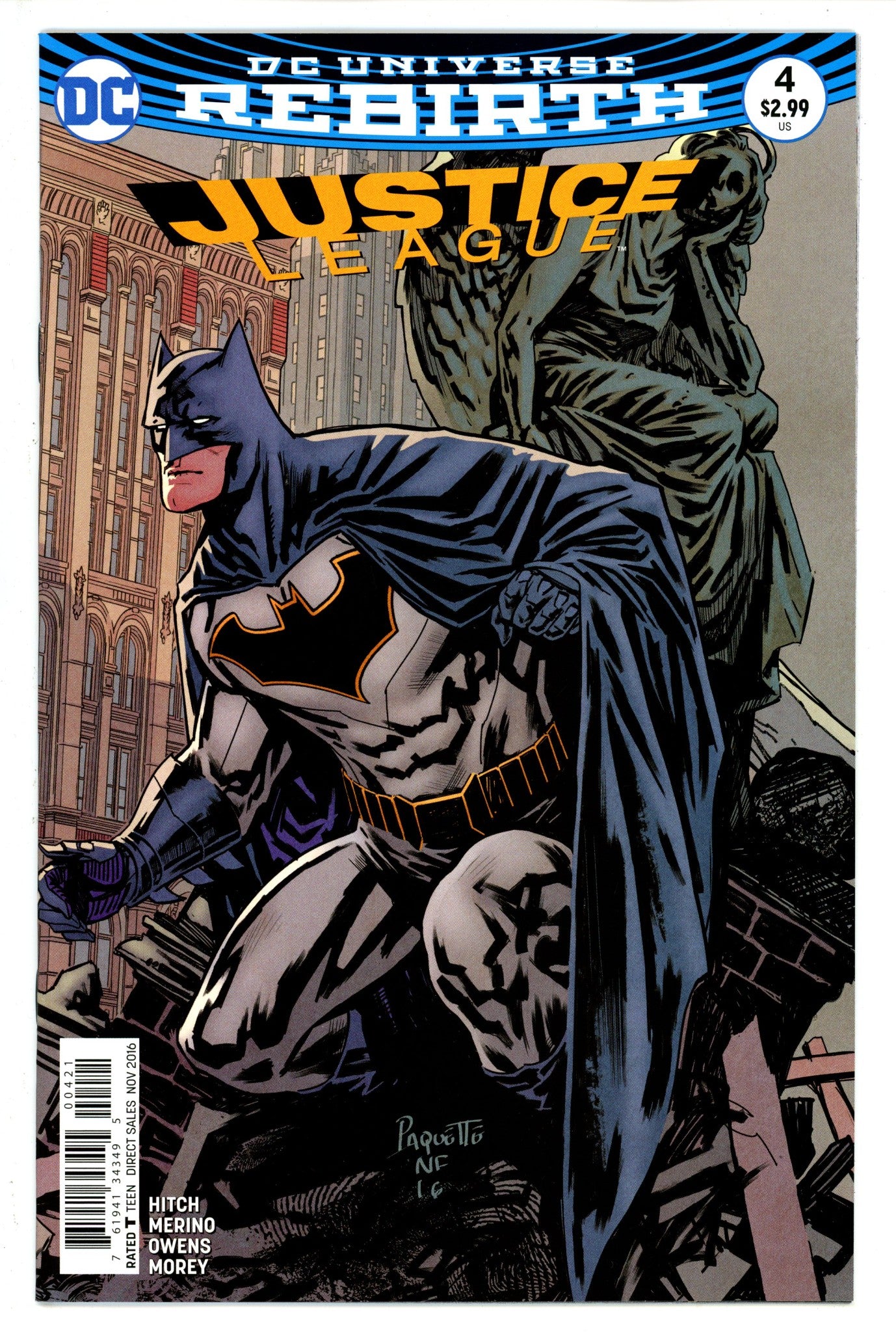 Justice League Vol 2 4 Paquette Variant