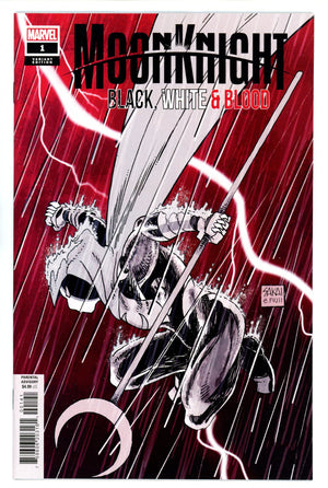Moon Knight Black White Blood 1 Sakai Variant NM-