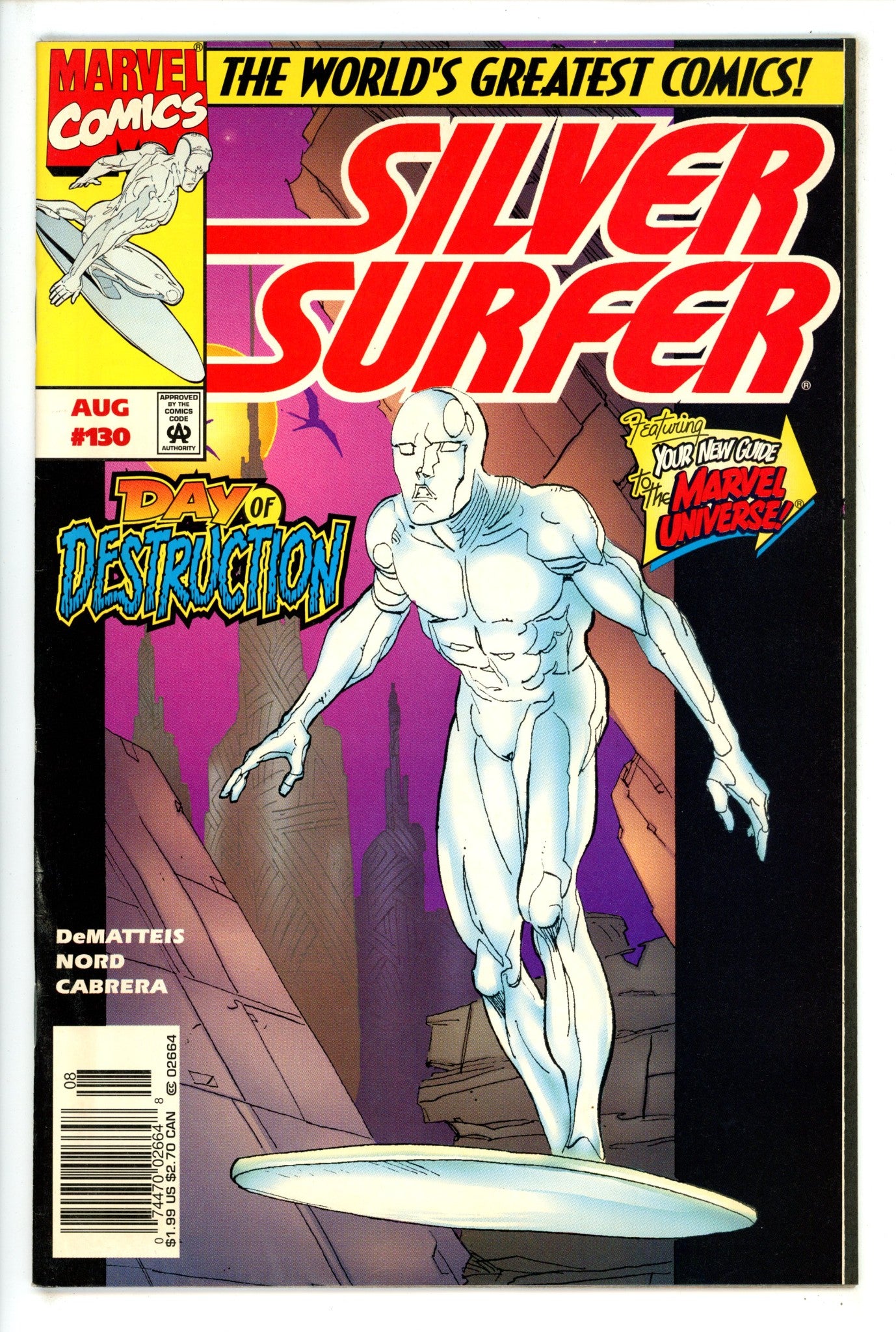 Silver Surfer Vol 3 130 Newsstand VF-