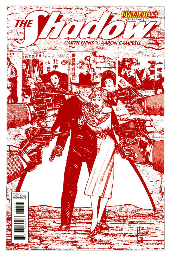 The Shadow 3 Chaykin Bloody Red Incentive Variant VF+ (2012)