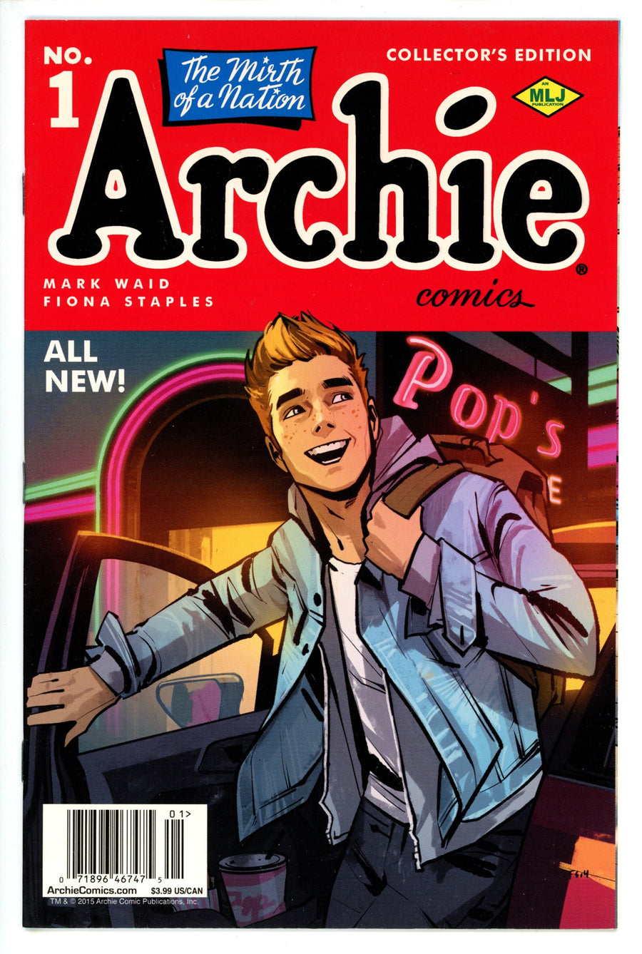 Archie Vol 2 1 Newsstand NM-